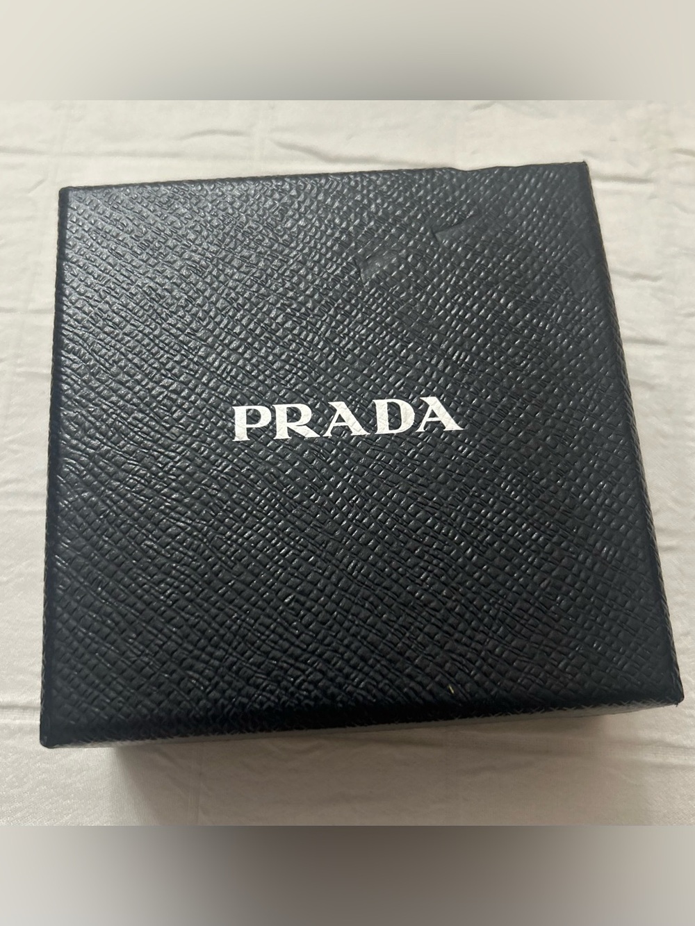 Prada wallet box 4” x 4”